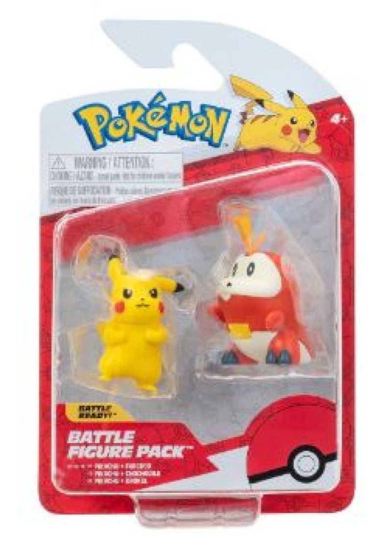 Pokemon Battle Figure Pack Generation IX - Pikachu & Fuecoco