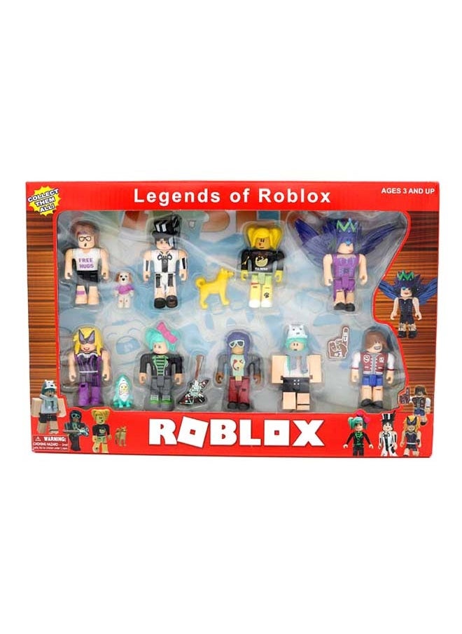 9-Piece Virtual World Roblox Building Action Figures