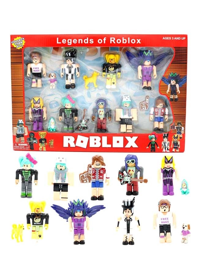 9-Piece Virtual World Roblox Building Action Figures