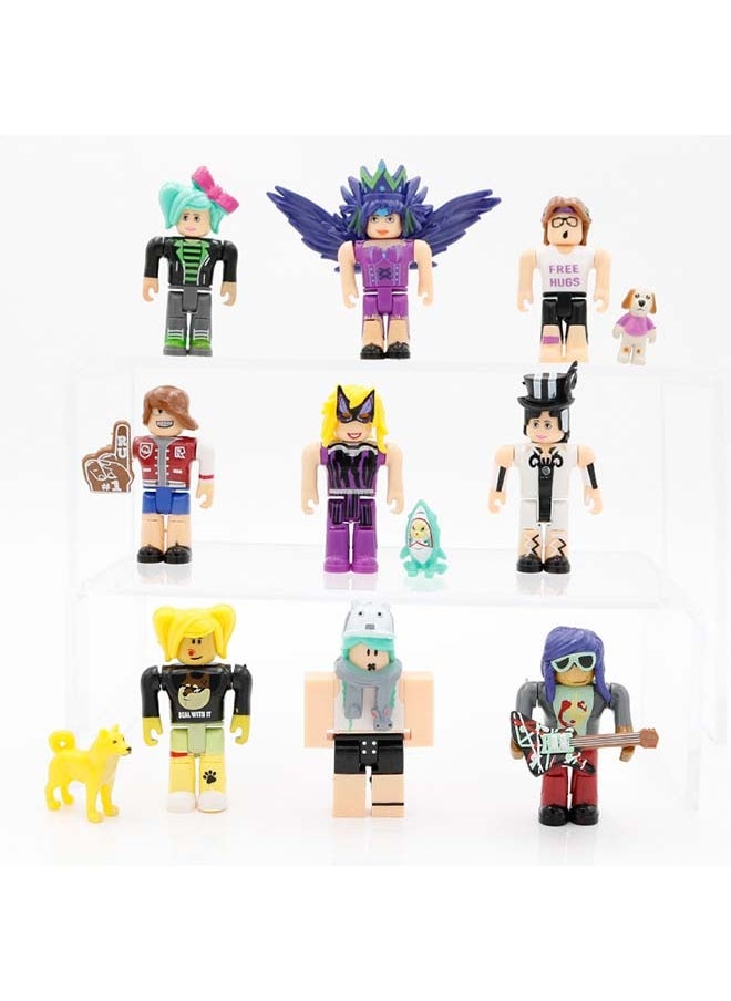 9-Piece Virtual World Roblox Building Action Figures