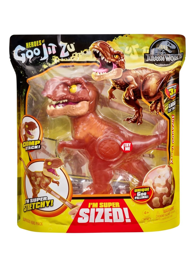 Heroes of Goo Jit Zu Jurassic World, Large SupaGoo T. Rex 7.5