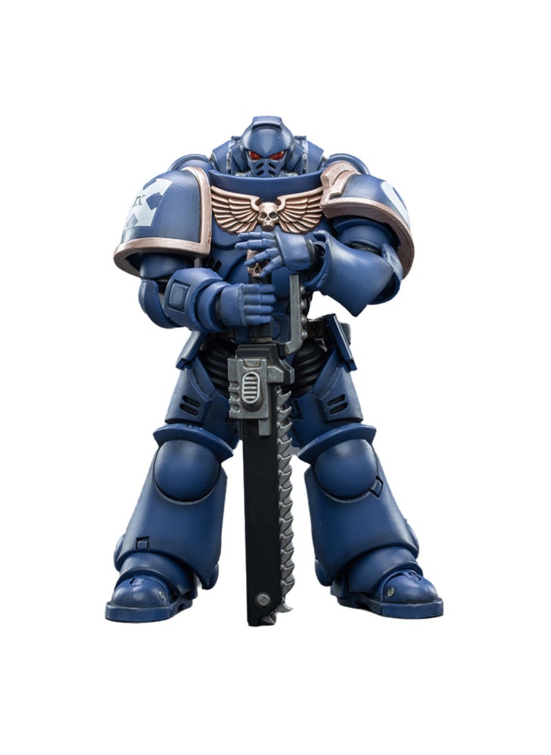 JOYTOY Warhammer 40,000 Action Figure - Ultramarines Arbiter, 4.7 Inch 1/18 Warhammer 40K Series Model, Unisex, Adult New Year Festival, Birthday Gift, Suitable for Children 15 Years Old and Above