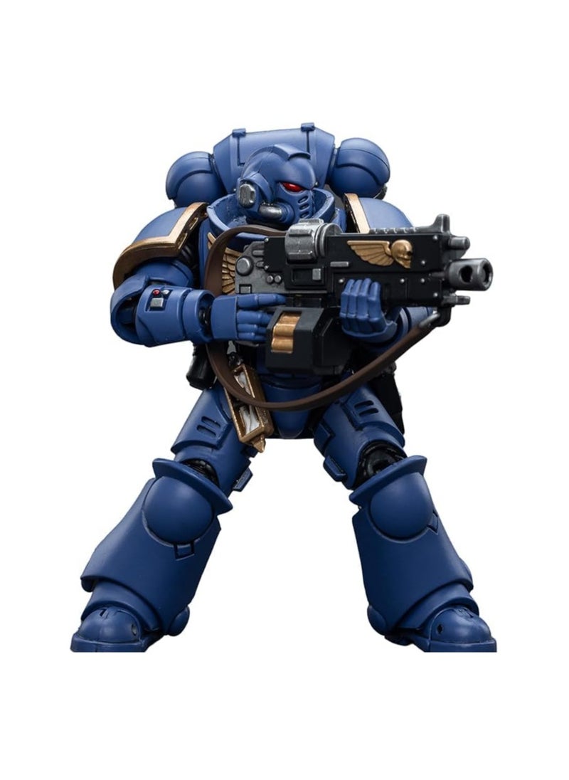 JOYTOY Warhammer 40,000 Action Figure - Ultramarines Arbiter, 4.7 Inch 1/18 Warhammer 40K Series Model, Unisex, Adult New Year Festival, Birthday Gift, Suitable for Children 15 Years Old and Above