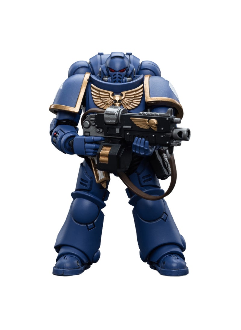 JOYTOY Warhammer 40,000 Action Figure - Ultramarines Arbiter, 4.7 Inch 1/18 Warhammer 40K Series Model, Unisex, Adult New Year Festival, Birthday Gift, Suitable for Children 15 Years Old and Above