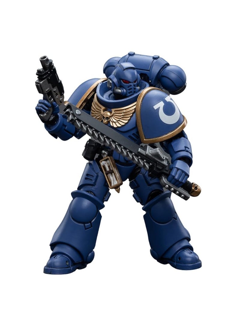 JOYTOY Warhammer 40,000 Action Figure - Ultramarines Arbiter, 4.7 Inch 1/18 Warhammer 40K Series Model, Unisex, Adult New Year Festival, Birthday Gift, Suitable for Children 15 Years Old and Above