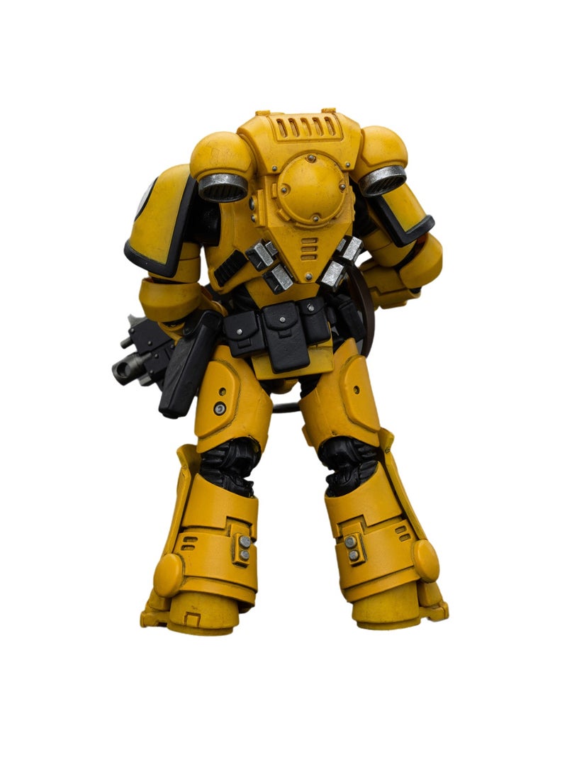 JOYTOY Warhammer 40,000 Action Figure, Imperial Fists Arbiter 4.0, 4.7 Inch 1/18 Warhammer 40K Series Model, Unisex, Adult, New Year Festival, Birthday Gift, Suitable for Children 15 Years Old and Above