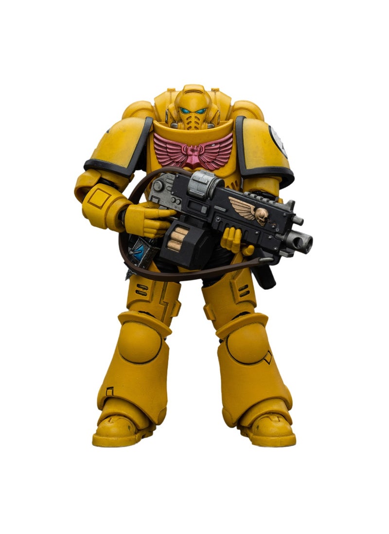 JOYTOY Warhammer 40,000 Action Figure, Imperial Fists Arbiter 4.0, 4.7 Inch 1/18 Warhammer 40K Series Model, Unisex, Adult, New Year Festival, Birthday Gift, Suitable for Children 15 Years Old and Above