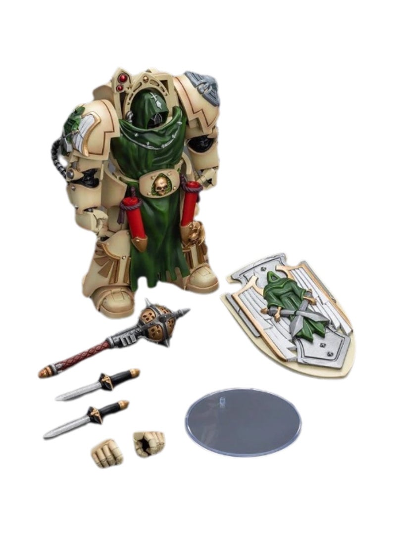 JOYTOY Warhammer 40,000 Action Figure, Dark Deathwing Knight Equipped with Absolution Hammer, 4.7 Inch 1/18 Warhammer 40K Series Model, Unisex, Adult, New Year Festival, Birthday Gift, Suitable for Children 15 Years Old and Above