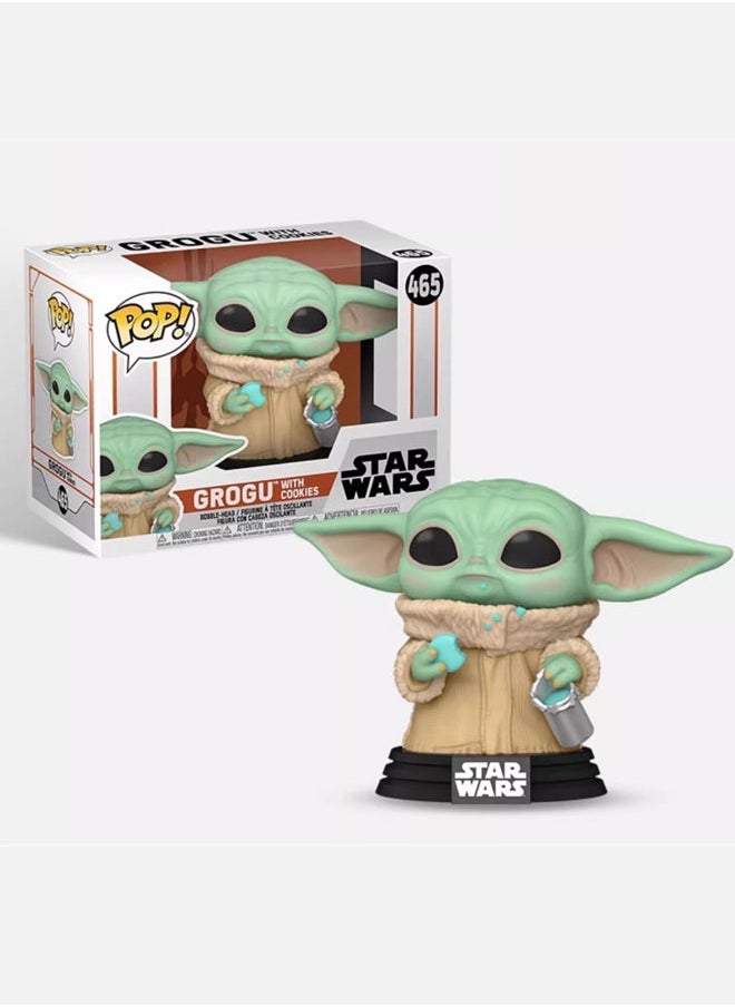 Funko Pop Star Wars Grogu with Cookies 465 Vinyl Action Figure Toys Dolls for Kids