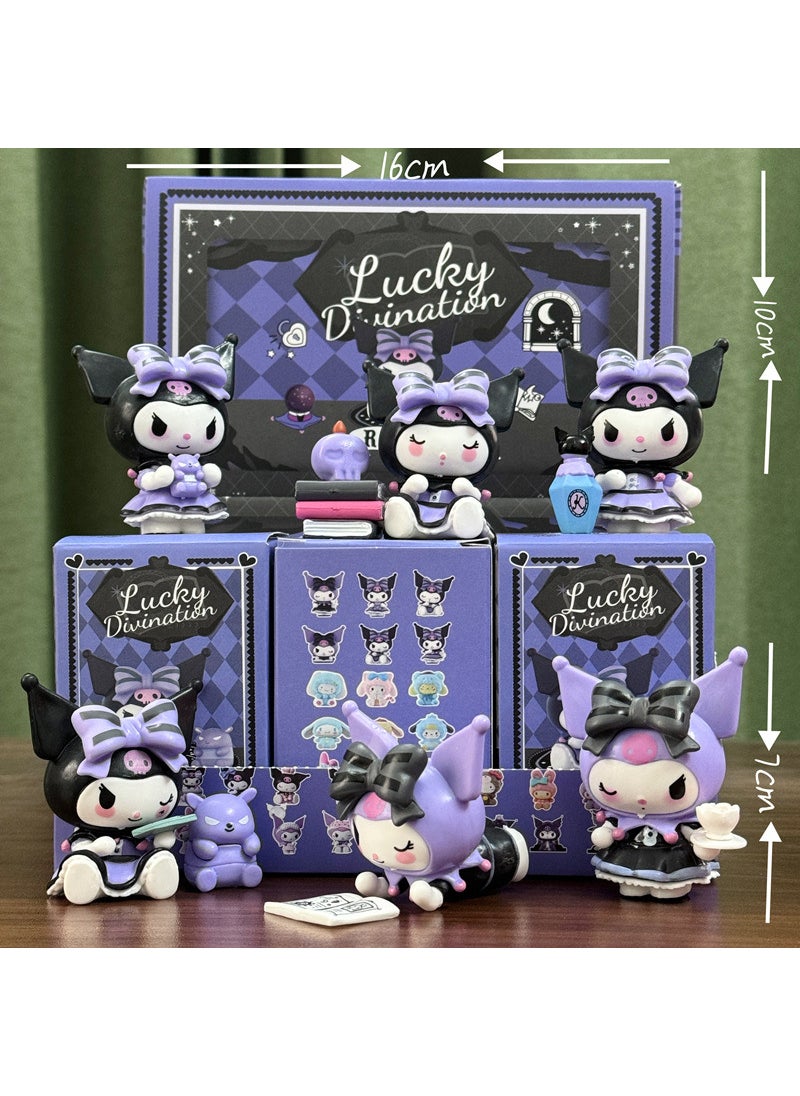 Sanrio Blind Box Lucky Kuromi Party Figures Lucky [boxed] shoot 6 sets without repetition