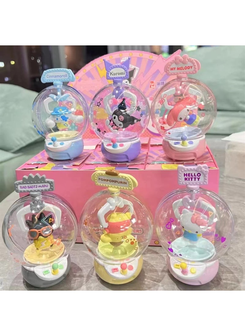 Sanrio Blind Box Lucky Kuromi Party Figures Boxed] 6 types of claw machine [single price, please take 6 for the whole set]