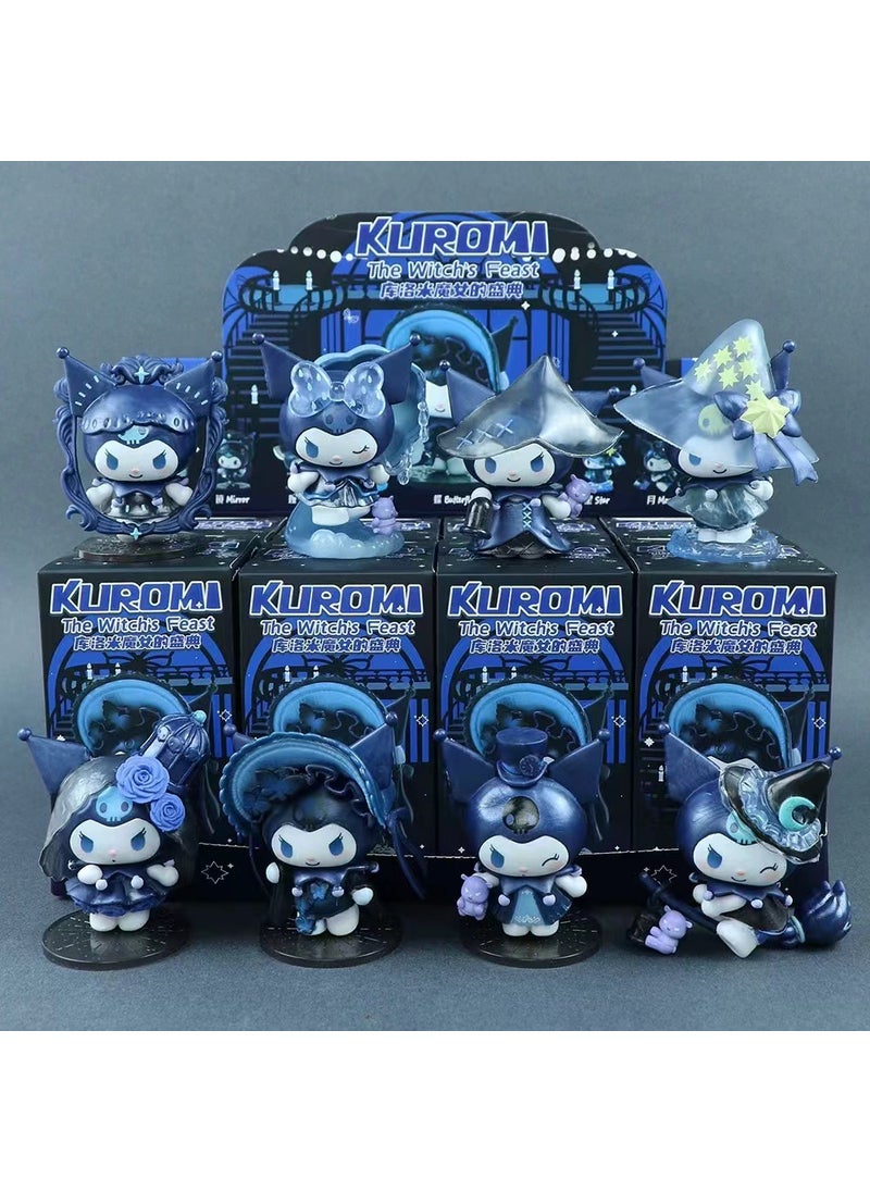 Sanrio Blind Box Lucky Kuromi Party Figures Boxed] 8 Witch's Shengdian models [single price, please take 8 for the whole set]