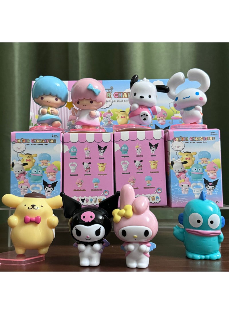 Sanrio Blind Box Lucky Kuromi Party Figures Back back buddy [boxed] shoot 8 sets without repetition