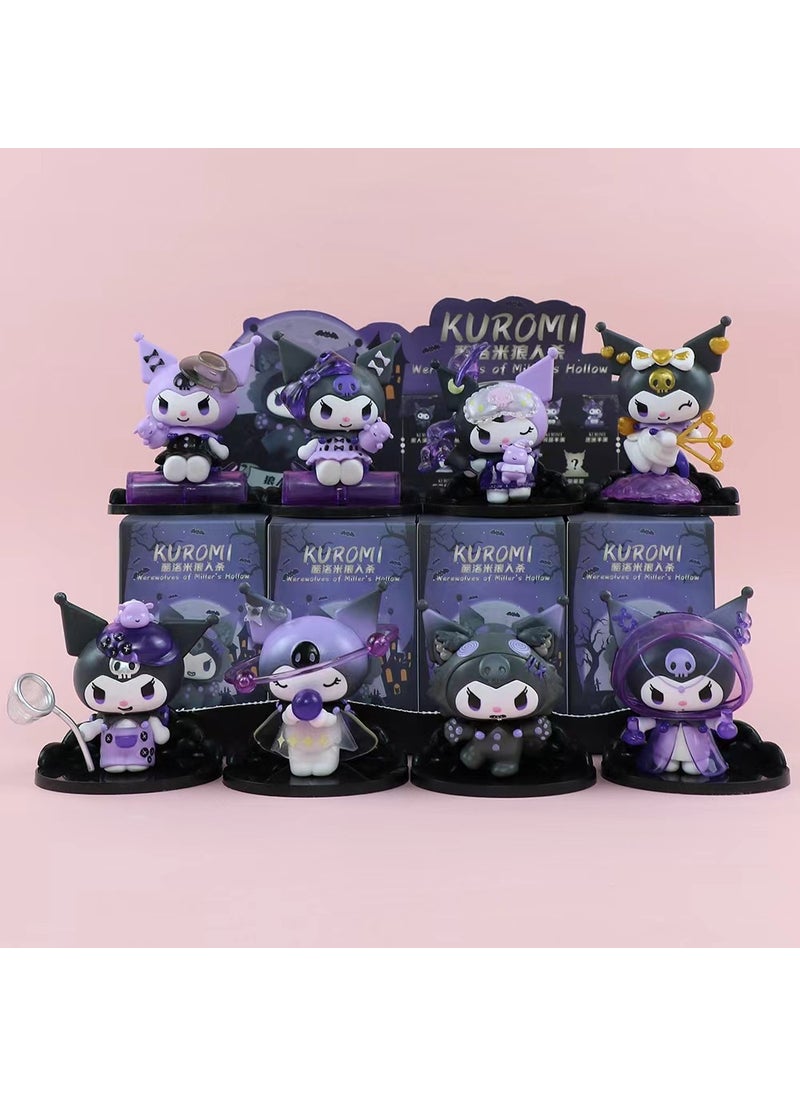 Sanrio Blind Box Lucky Kuromi Party Figures Boxed] 8 types of Werewolf [single price, please take 8 for the whole set]