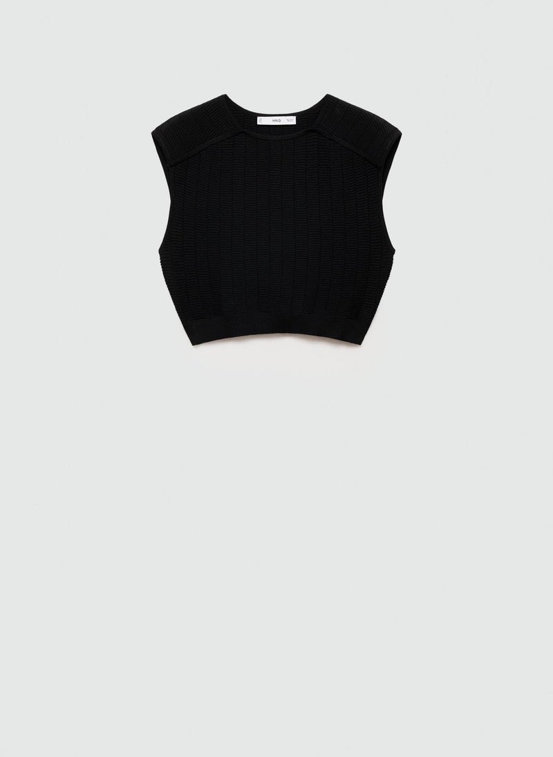 Trica-H Sleeveless Knitted Top