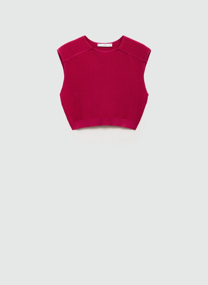 Trica-H Sleeveless Knitted Top