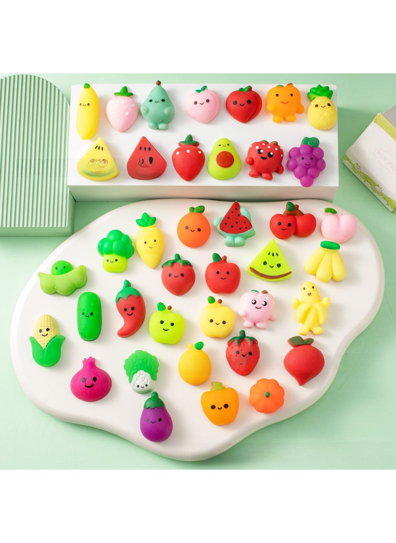 Cute Pet Squishies Stress Relief Toys Fruit mixed style pinch Music 1