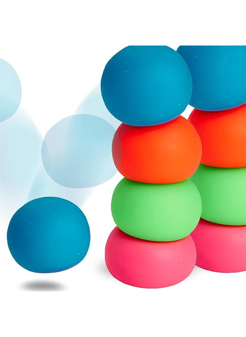 Cross-border hot-selling tofu ball rainbow flour ball 3. 5cmtpr soft rubber vent ball decompression pinch music childrens toys [5cm] 1 light mud elastic ball