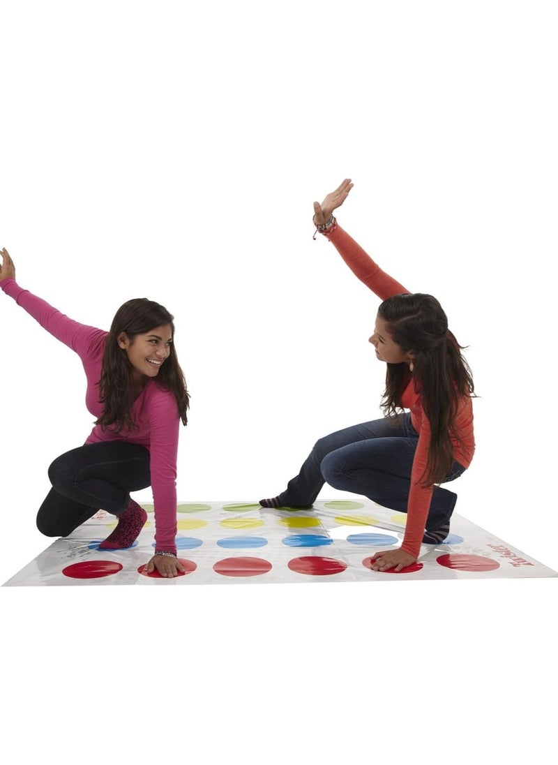 Twister Party Game by Hasbro Gaming for Kids & Family, Ages 6 and Up, Fun Indoor & Outdoor Activity for 2-4 Players