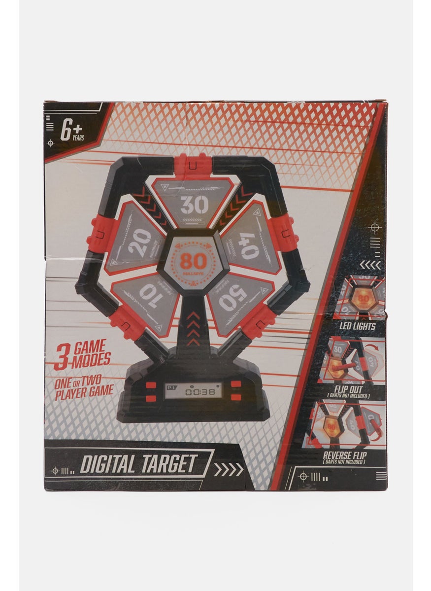 Digital Reversible Flip Target Game, Black/Red Combo