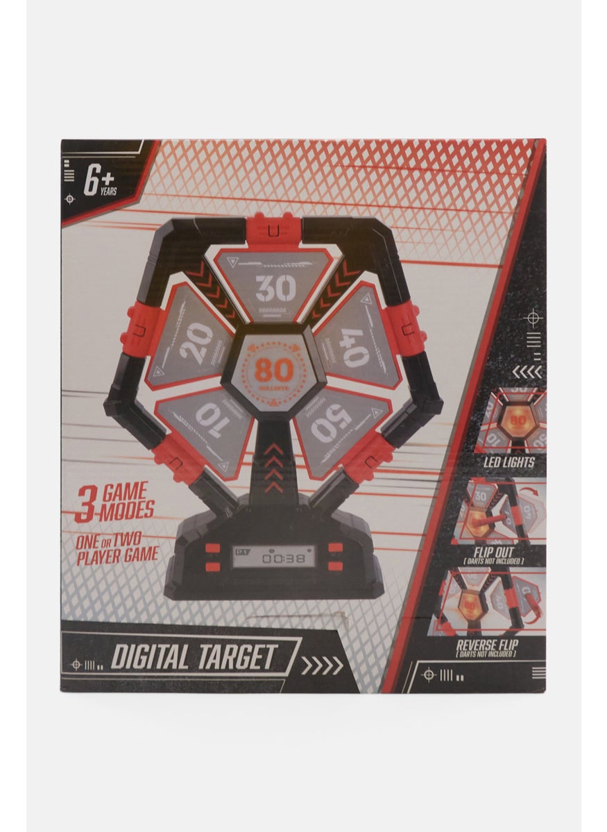 Digital Reversible Flip Target Game, Black/Red Combo