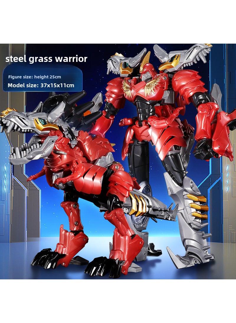 Transforming Toy Alloy Bumblebee Dinosaur Robot Model 8850-6 [rope warrior]]