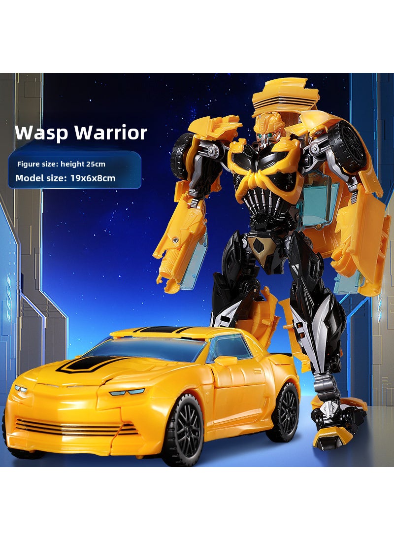 Transforming Toy Alloy Bumblebee Dinosaur Robot Model 8850-5 [Wasp warrior]]