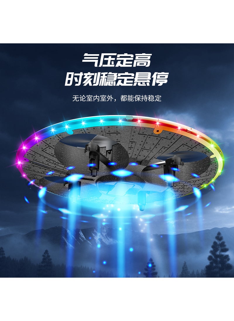 Kids Day Bubble RC Fighter Quadcopter Drone Remote control UFO drone (large size with obstacle avoidance)