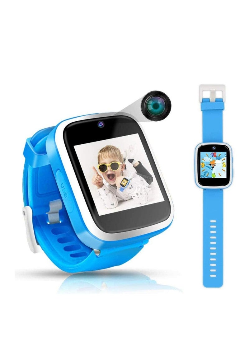 Smart Kids Educational Electronic Toys Touch Screen Smartwatch Toys (5-10 Years+) Blue