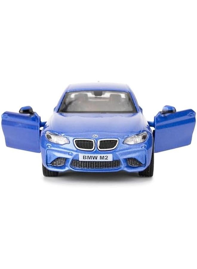 1:36 BMW M2 Toy Car, Diecast Pull Back Model Car, Collection Kids Toy for Aged 3 and up, Gift Blue