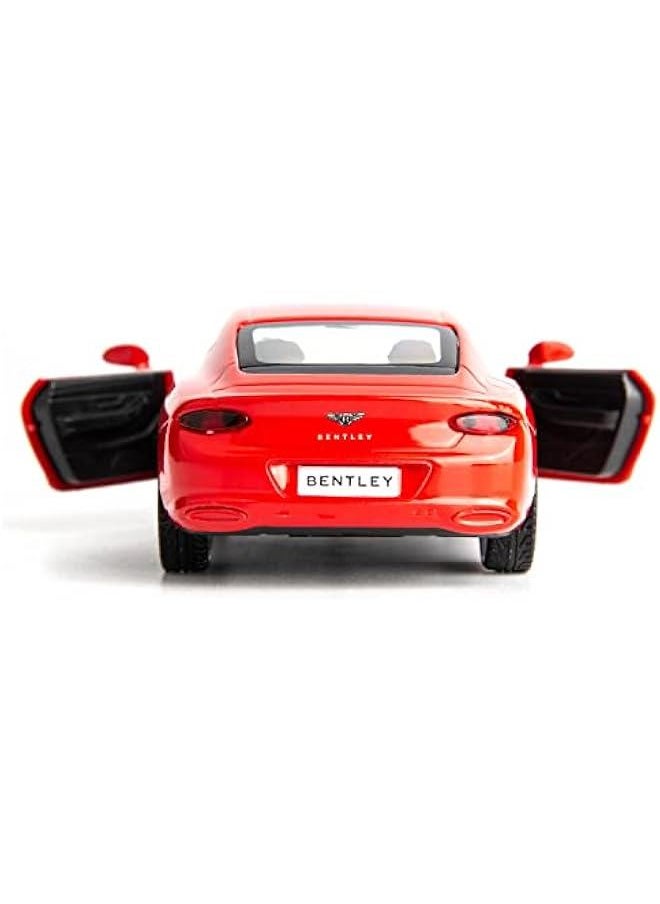 1:36 Diecasting Alloy Car Model Bentley Continental GT Toy Car, Pull Back Vehicles Toy Car for Toddlers Kids Boys Girls Gift Red