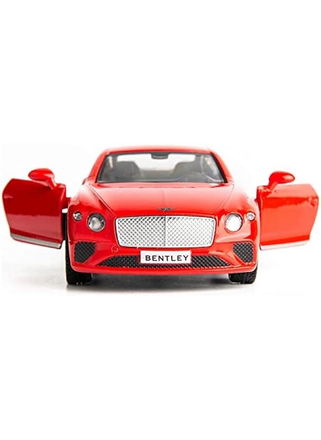 1:36 Diecasting Alloy Car Model Bentley Continental GT Toy Car, Pull Back Vehicles Toy Car for Toddlers Kids Boys Girls Gift Red