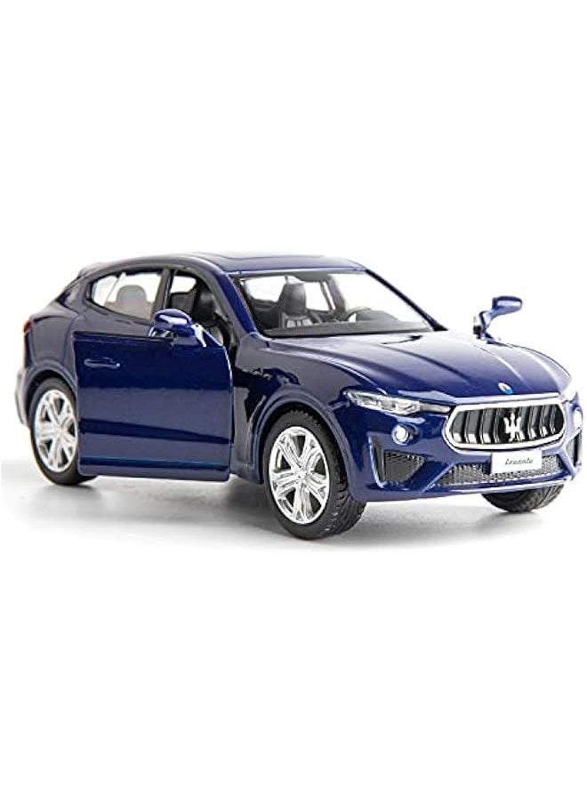 1:36 Scale for Diecasting Alloy Car Model Maserati Levante Toy Car, Pull Back Vehicles Toy Car for Toddlers Kids Boys Girls Gift Blue