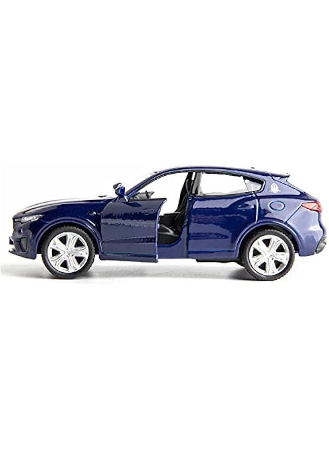 1:36 Scale for Diecasting Alloy Car Model Maserati Levante Toy Car, Pull Back Vehicles Toy Car for Toddlers Kids Boys Girls Gift Blue