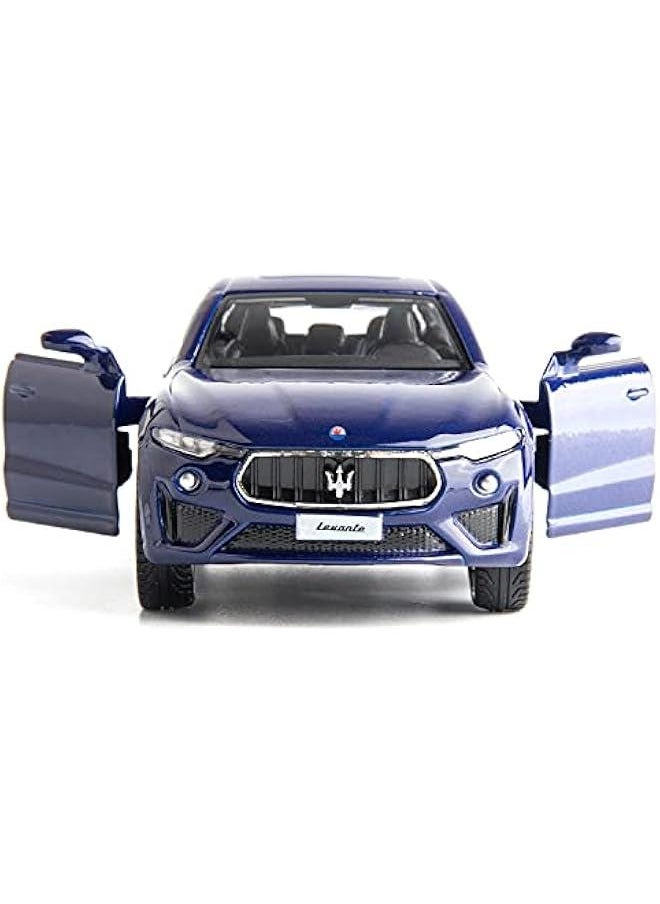 1:36 Scale for Diecasting Alloy Car Model Maserati Levante Toy Car, Pull Back Vehicles Toy Car for Toddlers Kids Boys Girls Gift Blue