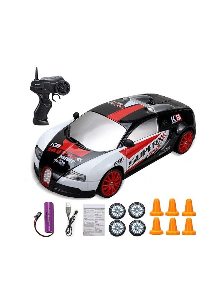 Oppoverd 2.4g Drift Remote Controlled Toy Car - Red Colour:Red