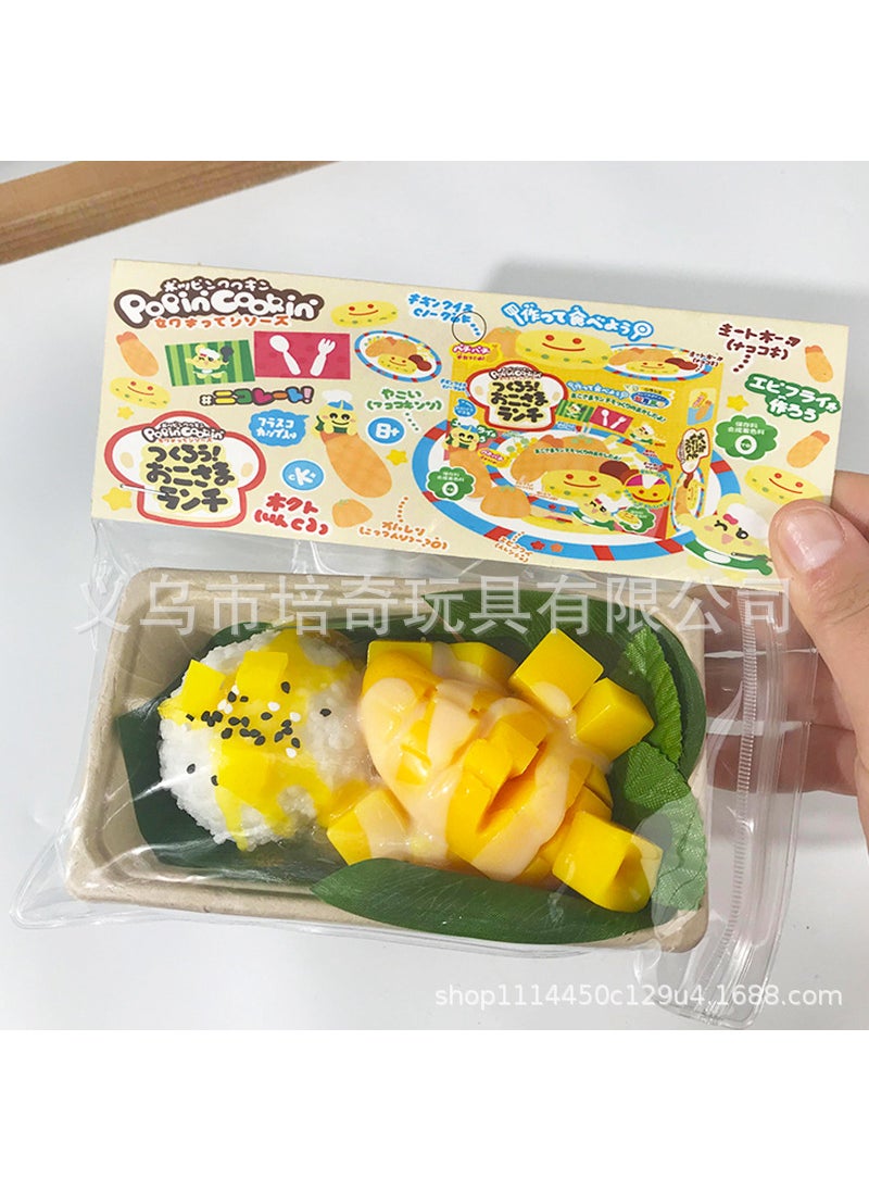 Realistic Miniature Toy Bento Stress Relief Mango glutinous rice