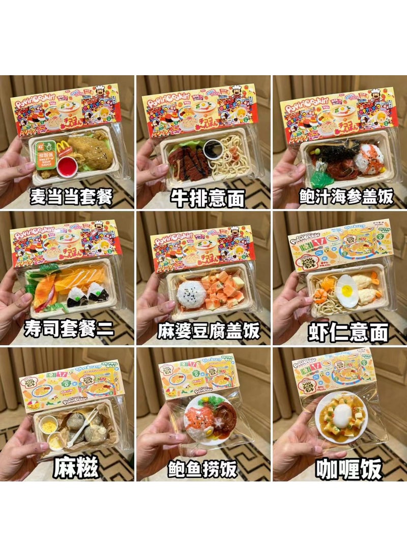 Realistic Miniature Toy Bento Stress Relief Random mixed lunch box