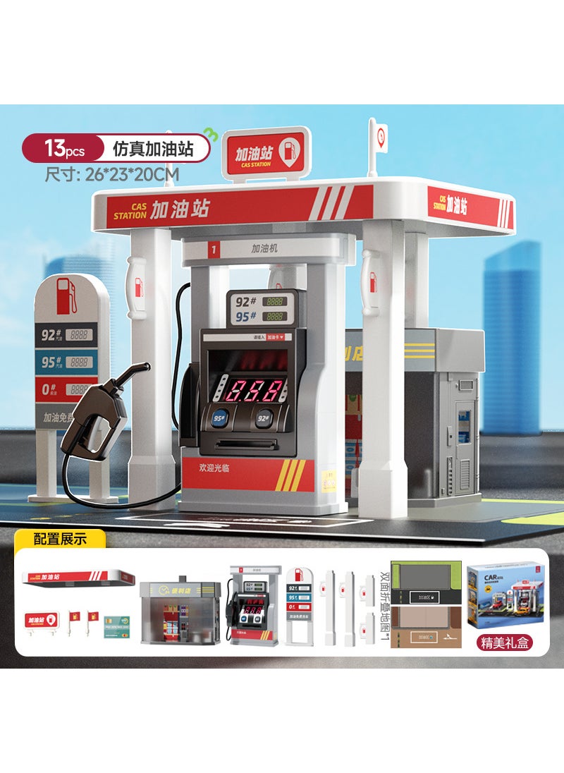 Realistic Fuel Pump Model for Boys Upgraded Gas Station Convenience Store [Battery Edition]]