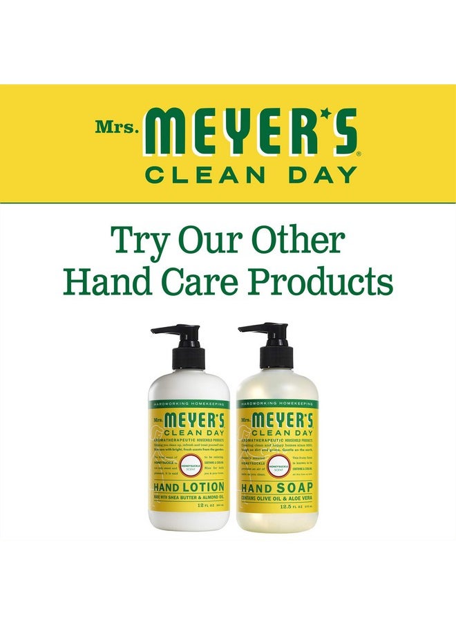 MRS. MEYER'S CLEAN DAY Hand Soap, Made with Essential Oils, Biodegradable Formula, Honeysuckle, 12.5 fl. oz