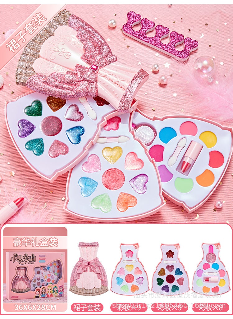 Bella Loli Genuine Toy Makeup Set for Kids Skirt 4 grid suit