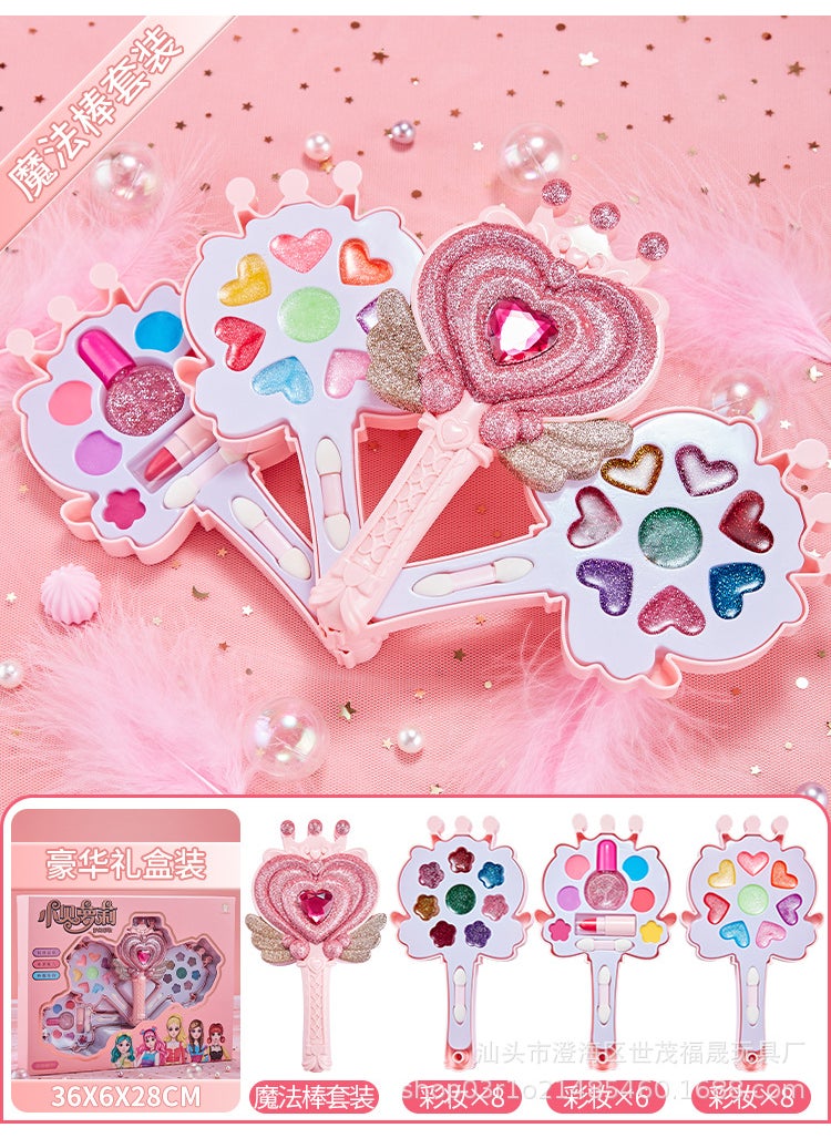 Bella Loli Genuine Toy Makeup Set for Kids Magic wand 4 grid suit