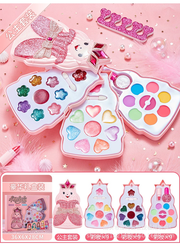 Bella Loli Genuine Toy Makeup Set for Kids Princess 4 grid suit