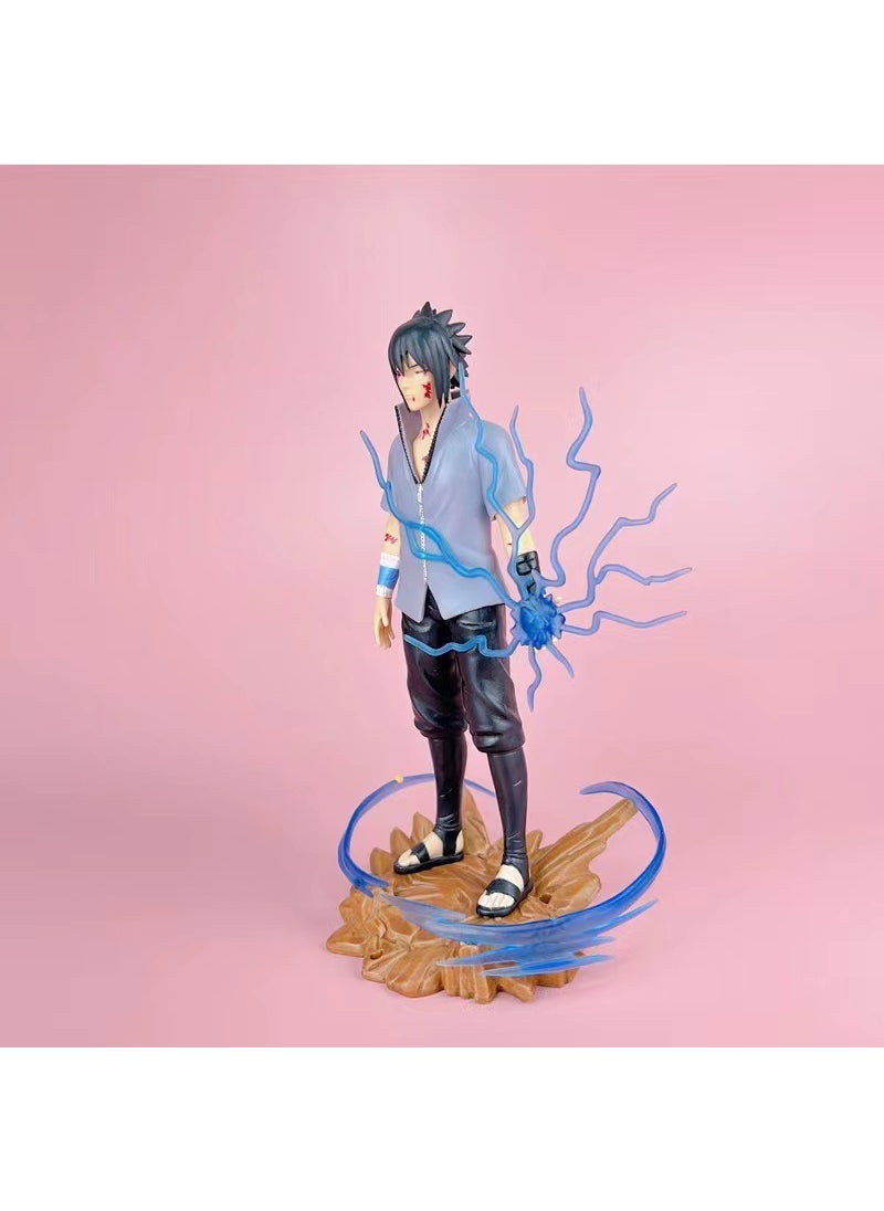 Sasuke Spiral Pillar Figure Naruto GK Illusion Anime Model End Valley Sasuke [Bag]]