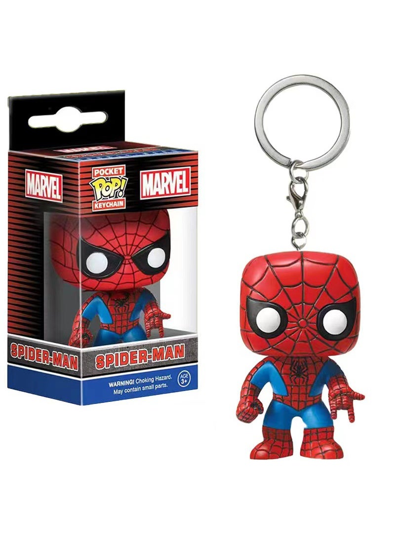 Funko Special Price Avengers Foreign Trade Toy Pendant Avengers Peripheral POP Keychain Spiderman