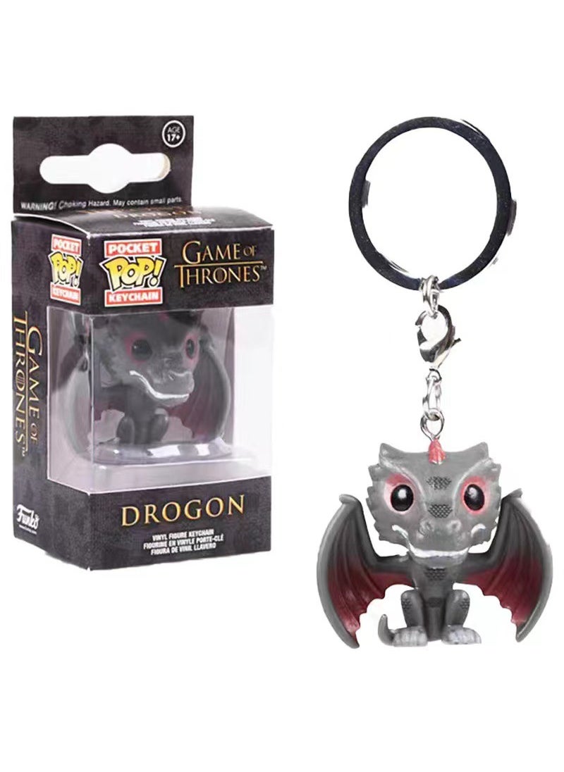 Funko Special Price Avengers Foreign Trade Toy Pendant Avengers Peripheral POP Keychain Black dragon