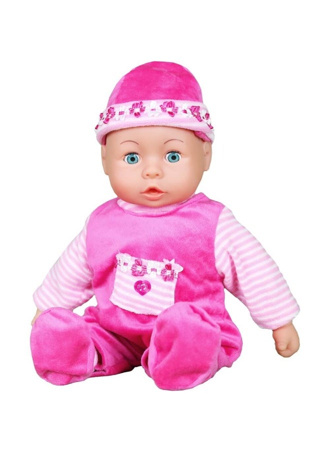 Just For Me Baby First Words Doll (38 cm, Pink)