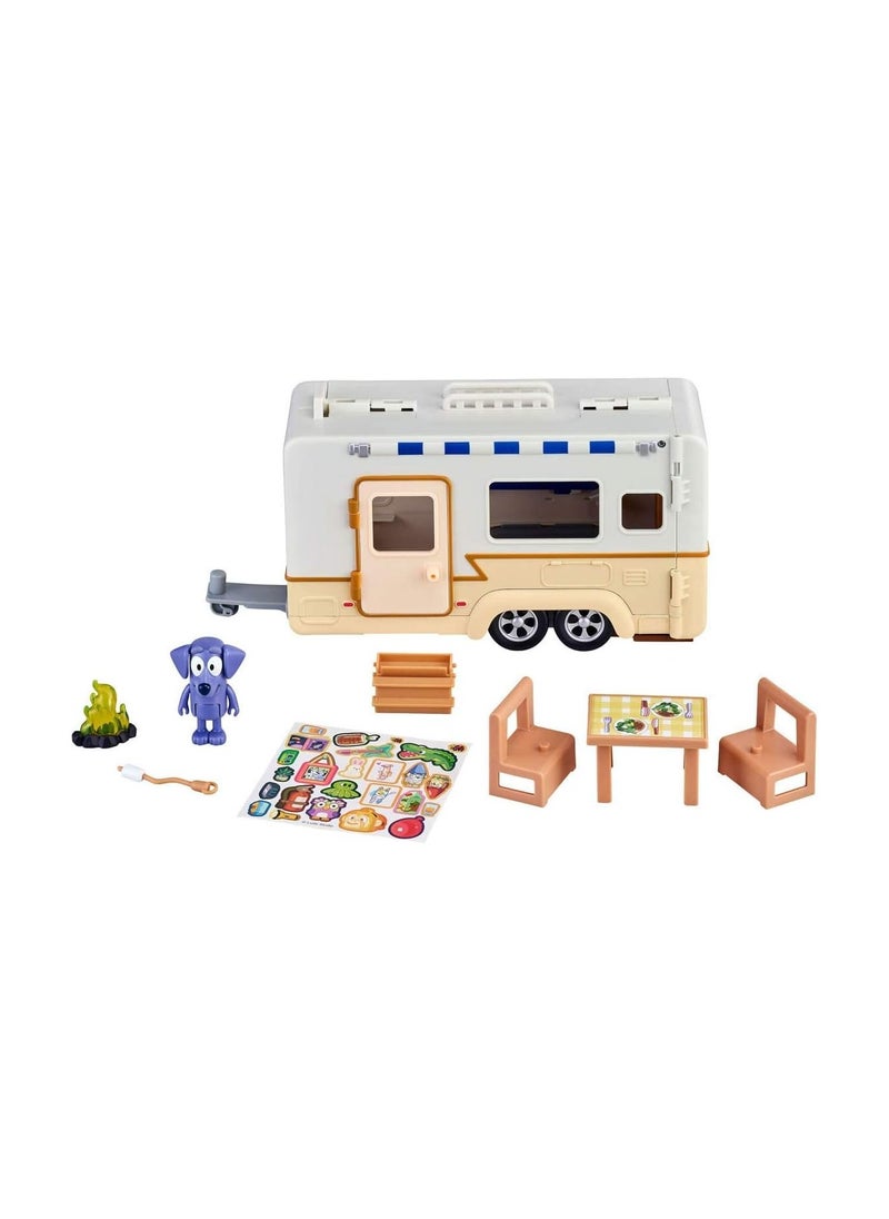 Bluey Caravan Playset, 2.5-3 inch Figures