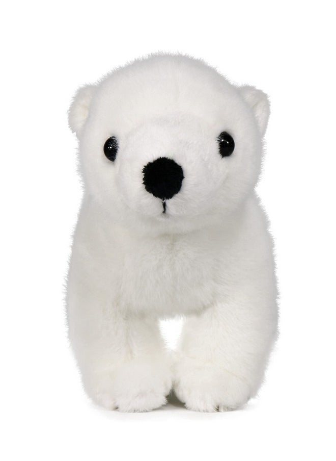 Ice King Bear Lifelike Baby Polar Bear Stuffed Animal - Plush Toy - 9 Inches Length