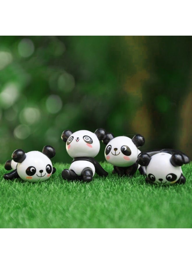 8 panda playful version of the Korean version of the cartoon doll creative versatile gardening micro landscape aquascape dolls